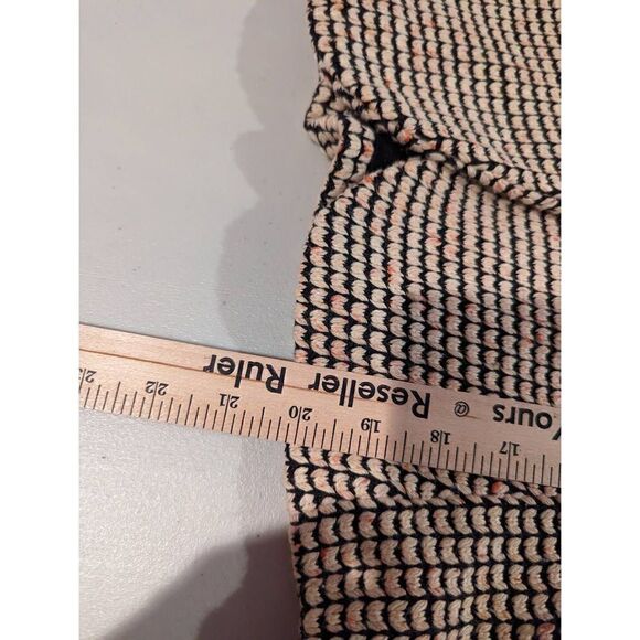 Cartonnier Women's Cream and Black Single Button Tweed Blazer Size Large - Picture 13 of 13